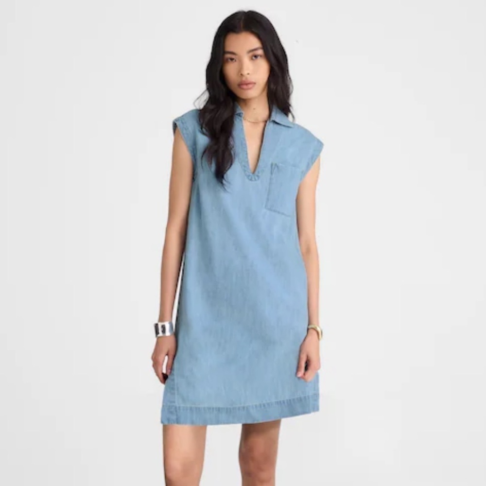 Madewell Denim Tunic Dress in Kelleyville Wash